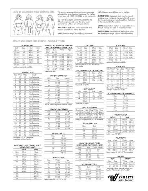 varsity cheer shoes size chart|high school cheer size chart.